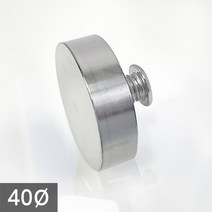 1단 다보볼트 (밀착형) 40Ø 무도금 장식볼트 10mm, 1개