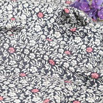 [원단쟁이] 옥스포드 심플플라워 그레이핑크(4502273)E32, 그레이핑크