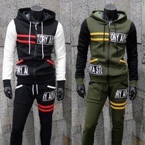 주)아이야 봄가을신상 트레이닝세트 [남자특양면]밀리언