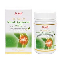 하이웰 홍합 글루코사민 5500mg 180캡슐, 1개