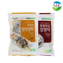 하늘뜰 디딜향 2종 떡세트 총40개입(영양찰떡+통팥찹쌀떡), 단품
