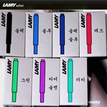 라미 잉크 5개입 카트리지, 블랙, 1팩