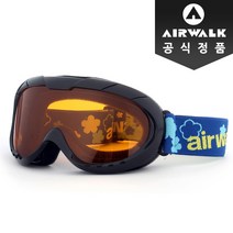 에어워크 정품 스키 보드 아동 고글 MADE IN KOREA / AW-607JR SBL, AW-607JR BK