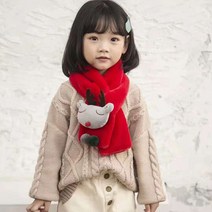 더메르시 루돌프 사슴코 인조 밍크 머플러
