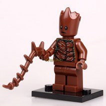 XINH 그루트 그는 누구인가 레고호환블록, POGO 오리지널 그루트