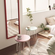 헤이몰리 플레인요거트 원형 사이드 테이블 협탁, 핑크