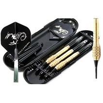 지아지 대형 벽걸이 전자다트 기계 다트핀 용품, 22_경기용_다트핀 골드 스콜피온(3P)