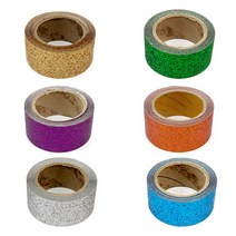 [현진아트] 글리터테이프 (2.5cmx2M) 색상선택 /반짝이테이프 홀로그램테이프, 브론즈