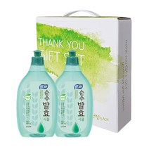 참그린 순수발효식물 용기2P, 1000g, 1set