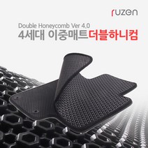루젠 싼타페TM 더블하니컴 이중 벌집카매트 트렁크매트, 쌍용 코란도스포츠, 실내매트