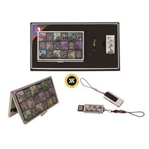 안스아르떼 신문자도 자개 명함 + 가띠 메탈 자개 USB (8GB~64GB) USB 세트, 8GB