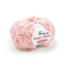 나은몰 슈퍼 밍크 Fur 목도리 털실 뜨개실 넥워머 무릎담요 Knit, 12 피치 퍼프
