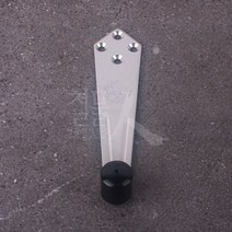 철물인 일자형 도어스토퍼 상부틀 303S-좌우겸용