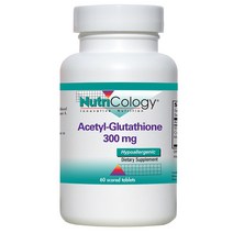 뉴트리콜로지 아세틸-글루타치온 300mg 스코어드 타블렛, 60개입, 1개
