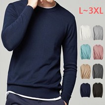 에이피티 남자 캐시미어 니트라운드