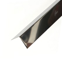타일마감재 스텐 실버 코너형 15mm(길이1.1m), 길이1.1M