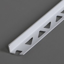 타일마감재 PVC백색 L형 10mm(길이1.1m), 길이1.1M