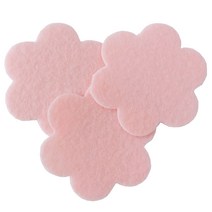 꼬매아트 펠트꽃(소) 10개, 연분홍