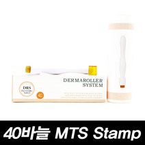 DRS 티타늄 40바늘 MTS 더마스탬프 홈케어 모공 롤러, 1개, 3.0mm