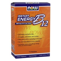 나우푸드 인스턴트 에너지 B12 2000mcg 글루텐 프리, 75개입, 1개