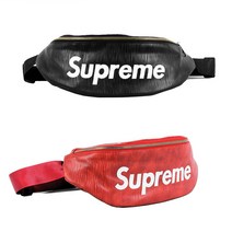 슈프림 남녀공용 파이톤 레더 힙색 3659