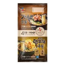 (냉장)(냉장)cj제일제당(주) 가쓰오우동2인분+튀김우동2인분, 1개
