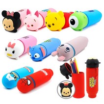 디즈니 마블 캐릭터 실리콘 스탠드 필통 파우치 모음, 5번 데이지