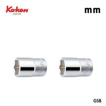Koken 코켄 코겐 1/2SQ 6각 12각 핸드소켓 복스알 mm, 12각 33mm