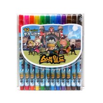 미니미월드 스낵월드 향기싸인펜 12색