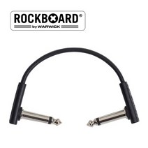 RockBoard 락보드 이펙터케이블 플랫 패치케이블 블랙 10cm