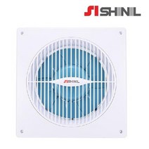 신일 욕실천장용 환풍기 SIV-20KA 설치규격268x268 수동식, 화이트블루