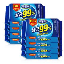 무궁화 BIG 살균 99% 비누, 450g, 8개