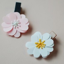 솔솔미 청순 데이지 집게핀 머리핀