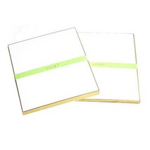 아주문구 두방지 서예작품 켈리그라피종강작품 배접지, F1 W150/H100mm 10개