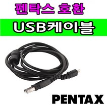 Pentax 펜탁스 카메라 디카 호환 사진 동영상 전송 USB케이블 Optio SV SVI K10d PS2 S60 Z10 케이블 USB데이터케이블, 1개, 1.2m