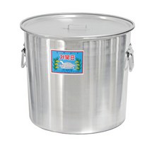알루미늄용기 식깡 높은위생용기 육수통 스탁팟 들통 찜통, 1개, 10G/L(420x395)