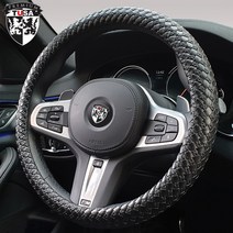 벤츠 뉴C클래스 W204(08년~13년) TUSA 고품격 퀼트 아트그립 프리미엄 가죽 핸들커버/편안한 그립감, 블랙