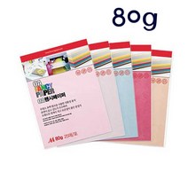 두성 A4 칼라OA팬시페이퍼 80g 25매포장, 25매입, 48 해바라기색