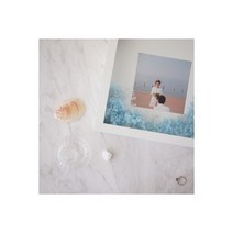 프리저브드 플라워 액자 - 베이비블루-라라로에[무료배송], 상세 설명 참조