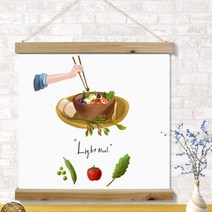 우드스크롤_60CmX60Cm-건강한식사들-꾸밈[무료배송], 타입선택:1.이미지