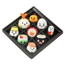 젊은이마켓 DIY 양모펠트 패키지 니들펠트 키트, ( 캐릭터 패키지 - 초밥친구들 )