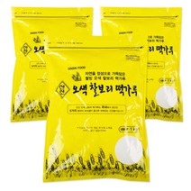벅스웨이 오색 찰보리 떡가루 1kg 전분, 3개