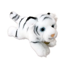 어서오이소 MIYONI 화이트타이거 인형-21cm 미요니인형 1, 화이트, 21cm
