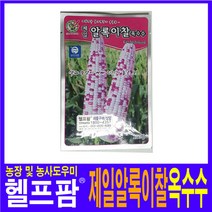 헬프팜 제일알록이찰 옥수수 80립 씽사 제일종묘 종자