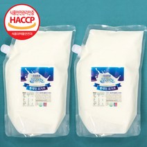 지구마을 중원목장 밀크아트 플레인 요거트 가당, 1000ml, 2팩