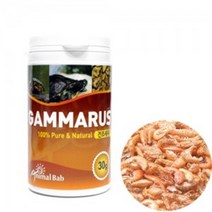 부산사료 감마루스/건조새우(30g)거북사료/파충류사료, 1개
