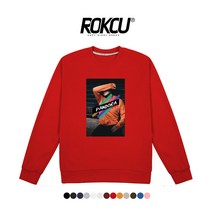 ROKCU 남여공용 록꾸 오렌지 맨투맨 특양면 M~4XL사이즈