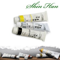 [신한] 한국화채색 20ml 낱색 색상선택 - 동양화물감 신한물감, 316 녹초