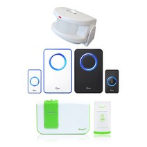 무선 LED 차임벨 초인종, 05_무선센서+오페라블랙 수신부, 1개