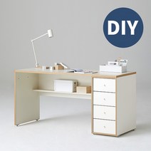 한샘 샘 책상 150cm 하부서랍형 DIY, 색상:우형/메이플/피치(L)